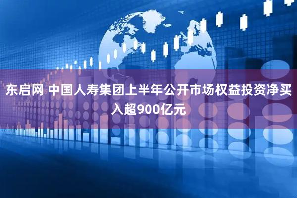 东启网 中国人寿集团上半年公开市场权益投资净买入超900亿元