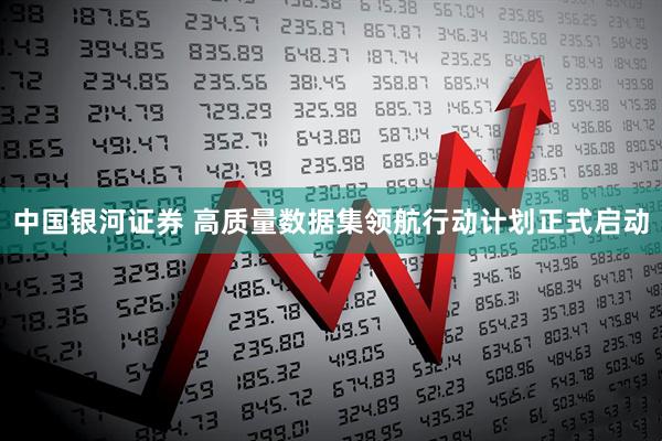 中国银河证券 高质量数据集领航行动计划正式启动
