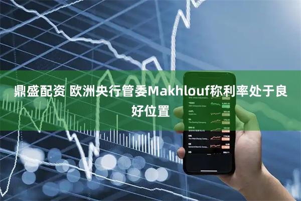 鼎盛配资 欧洲央行管委Makhlouf称利率处于良好位置
