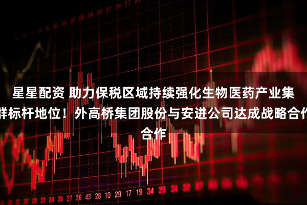 星星配资 助力保税区域持续强化生物医药产业集群标杆地位！外高桥集团股份与安进公司达成战略合作
